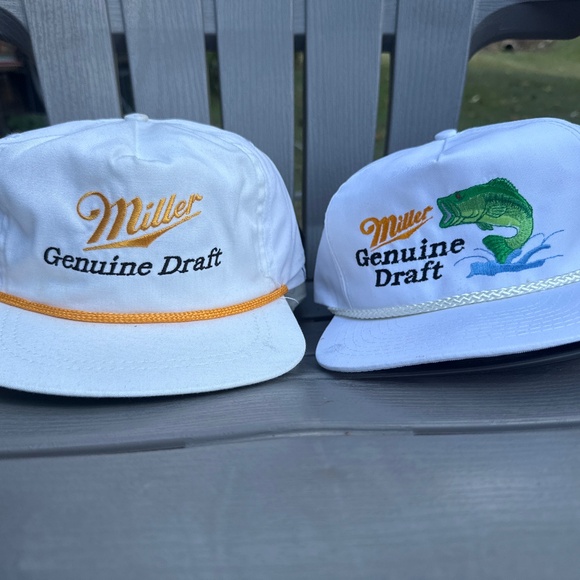 Vintage Miller Lite 90s Trucker Hats - Picture 1 of 1